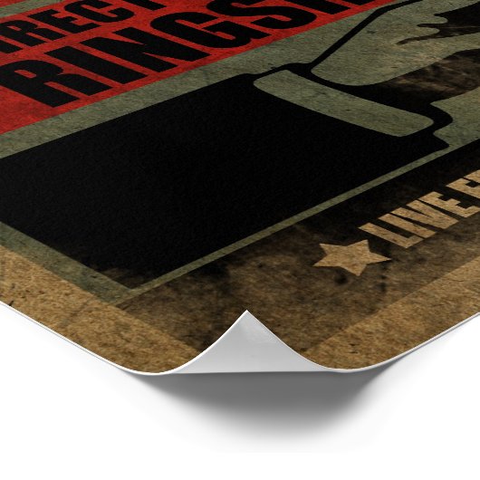 Donkey vs. Elephant Poster (Hoek)