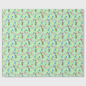 Donkey Wrapping Paper in Green Cadeaupapier (Vlak)
