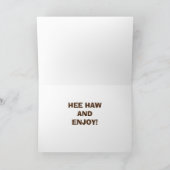 DONKEY ZEGT DAT HEE HAW ENJOY VADERDAG DAD KAART (Binnen)