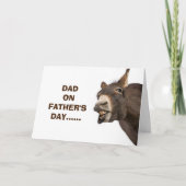 DONKEY ZEGT DAT HEE HAW ENJOY VADERDAG DAD KAART (Voorkant)