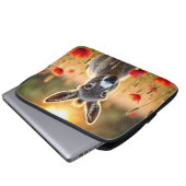 Donkey zomerharmonie landelijke landschapskunst laptop sleeve (Voorkant onderkant)