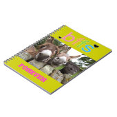Donkeylaptop van BFF die glimlacht Notitieboek (Linkerzijde)