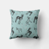 Donkeys en Dandelions Kussen (Achterkant)