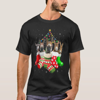 Donkeys in sokkerstlampjes Pajama voor Donke T-shirt