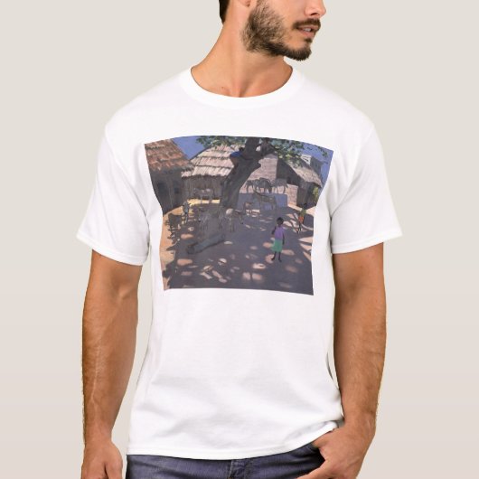 Donkeys Lamu Kenia 1995 T-shirt (Voorkant)