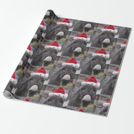 "Donkeys maken geweldige Santas!" Cadeaupapier