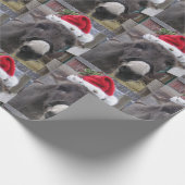 "Donkeys maken geweldige Santas!" Cadeaupapier (Hoek)