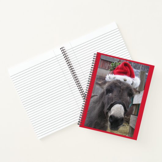 "Donkeys maken geweldige Santas!" Notitieboek (Binnen)