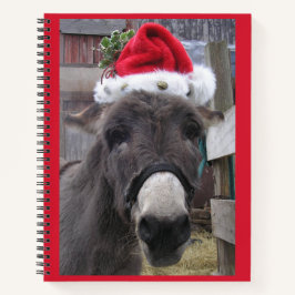 "Donkeys maken geweldige Santas!" Notitieboek