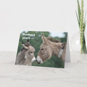 Donkey's years/ears card kaart
