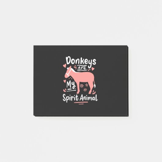Donkeys zijn mijn levende dieren post-it® notes (Voorkant)