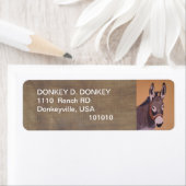 Donkeyville Adresetiketten Etiket (Insitu)