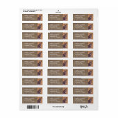 Donkeyville Adresetiketten Etiket (Full Sheet)