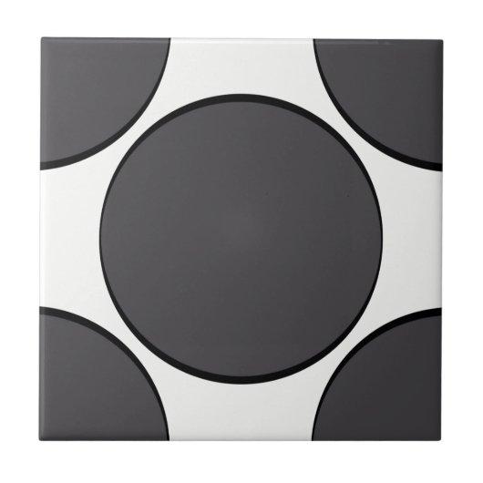 DonkGrey Dot Tegeltje (Voorkant)