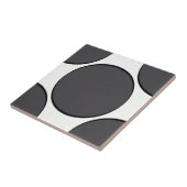 DonkGrey Dot Tegeltje (Zijkant)