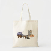 Donkies Pulling A Cart Canvas tas (Voorkant)