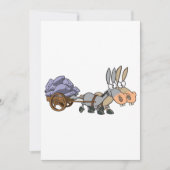 Donkies Pulling A Cart Kaart (Voorkant)