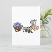 Donkies Pulling A Cart Kaart