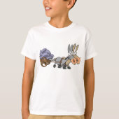 Donkies Pulling A Cart T-Shirt (Voorkant)