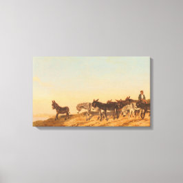 Donkoenen in het zuiden van Frankrijk (door Eugène Canvas Afdruk
