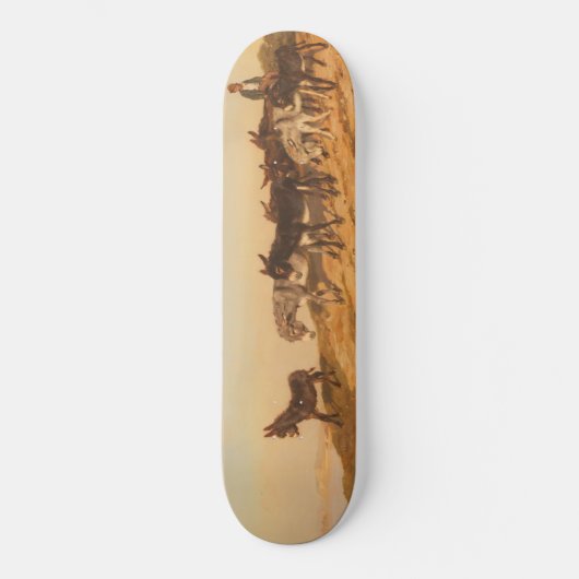 Donkoenen in het zuiden van Frankrijk (door Eugène Persoonlijk Skateboard (Voorkant)