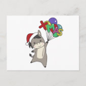 Donkossen Winterdieren Briefkaart (Voorkant)