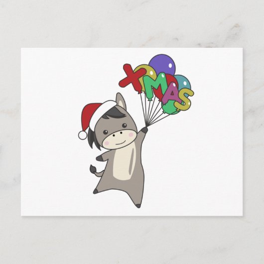 Donkossen Winterdieren Briefkaart (Voorkant)