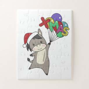 Donkossen Winterdieren Legpuzzel