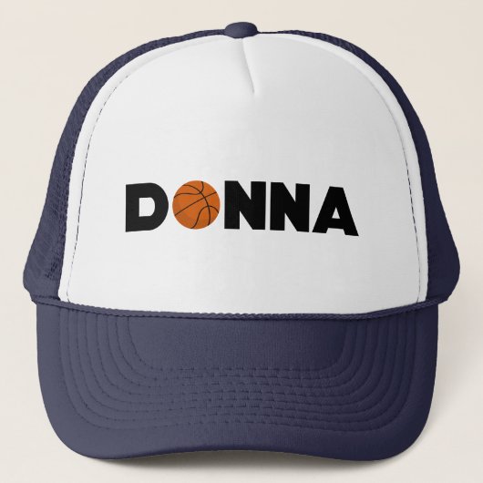 Donna Basketball Trucker Hat Trucker Pet (Voorkant)