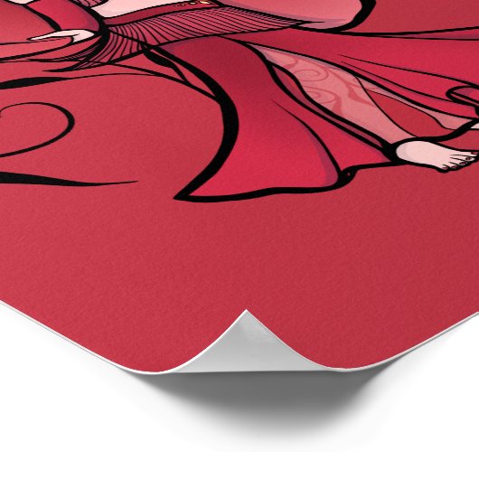 Donna Belly Dancer Poster (Hoek)
