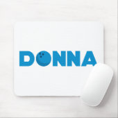 Donna bowling muismat (Met muis)