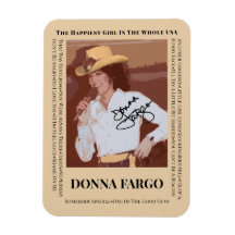 DONNA FARGO Flexibele fotomagneet, 3 "x4"