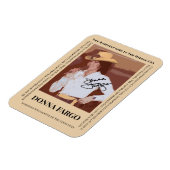DONNA FARGO Flexibele fotomagneet, 3 "x4" Magneet (Linkerzijde)