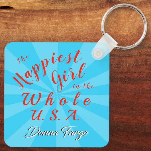 Donna Fargo, Sleutelhanger voor muziek in twee ric (Achterkant)