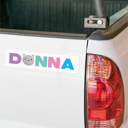 Donna Gray of Ginger Cat Bumpersticker (Op Truck)