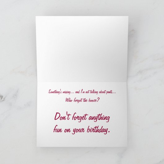 Donna - Happy Birthday Kaart (Binnen)