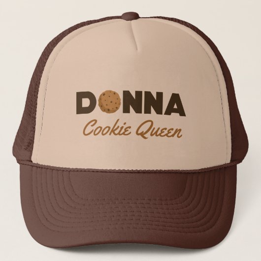 Donna koekie Queen Trucker Hat Pet (Voorkant)