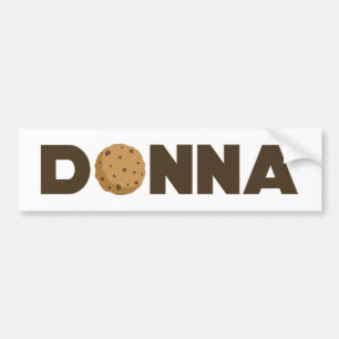 Donna koekje bumper sticker