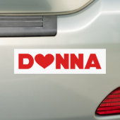 Donna Love Bumpersticker (Op auto)
