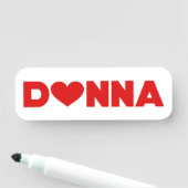 Donna Love Naamplaatje (In situ)