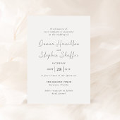 Donna Modern Wedding Kaart