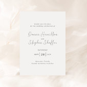 Donna Modern Wedding Save The Date