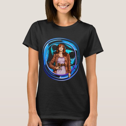 Donna Noble - Lady of Time T-Shirt (Voorkant)