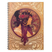 Donna Orechini van Alphonse Mucha Notitieboek (Voorkant)