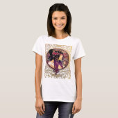 Donna Orechini van Alphonse Mucha T-shirt (Voorkant volledig)