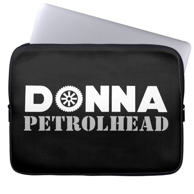 Donna Petrolhead Laptop Sleeve (Voorkant)