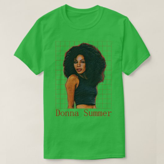 Donna Summer Retro Fan Design T-shirt (Design voorkant)