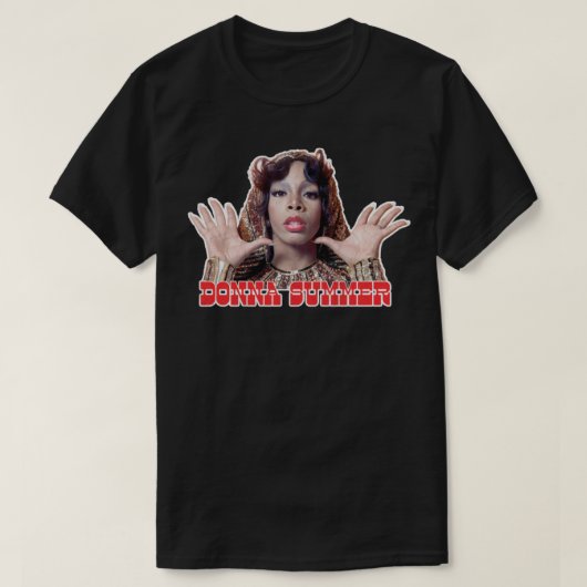 Donna Summer Retro Style Fan Art Design5 T-shirt (Design voorkant)