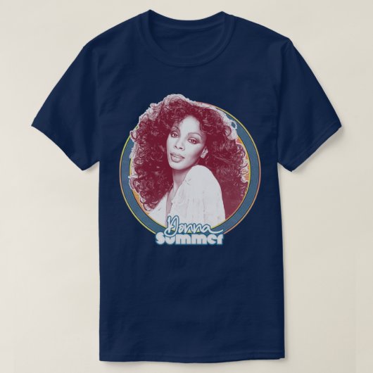 Donna Zomer Retro Stijl Fan Art Design11 T-shirt (Design voorkant)