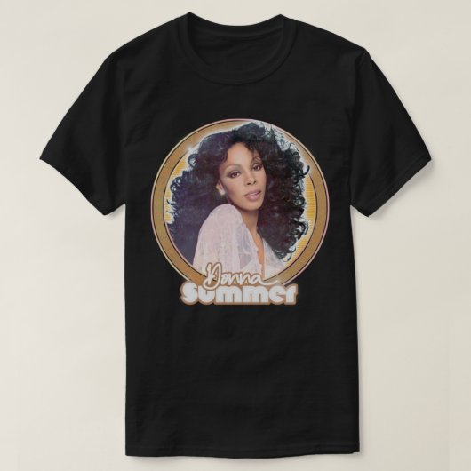 Donna Zomer Retro Stijl Fan Art Design4 T-shirt (Design voorkant)